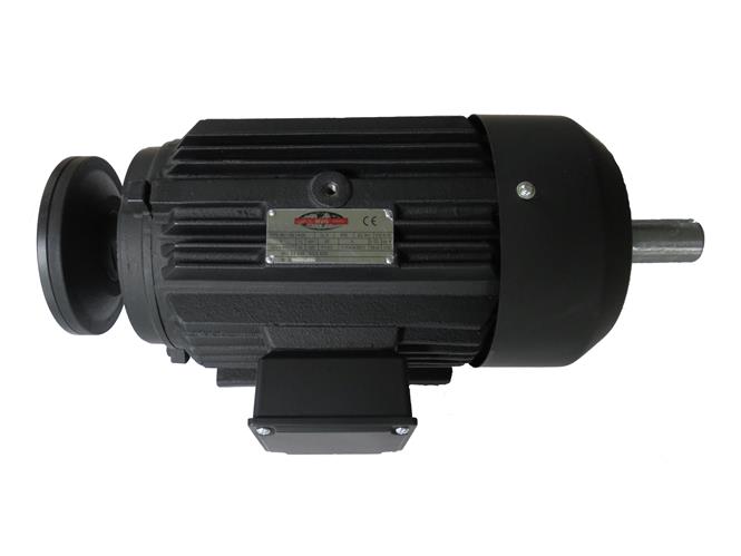  Technische Daten: 
 L1-4-D, P1=5,5 kW, S6-40% ED, ca. 1350 U/min, 230/400 Volt, 50 Hz, inkl. Thermof&uuml;hler 155 &deg;C , S&auml;geblattflansch (30er Aufnahme) und dazugeh&ouml;riger Welle 
 Schutzart:  IP55 (Schutz gegen sch&auml;dliche Staubablagerungen im Inneren, keine  sch&auml;dliche Wirkung durch Wasserstrahl aus einer D&uuml;se) 
 Die Motoren werden nach DIN 42950 in der Grundbauform B3 (Fu&szlig;ausf&uuml;hrung) hergestellt. 
 Passend f&uuml;r die WIDL Wippkreiss&auml;ge mit Kombinatrieb: WISA ZMG und W-SEC ZMG 
 Der Versand erfolgt per Spedition. 