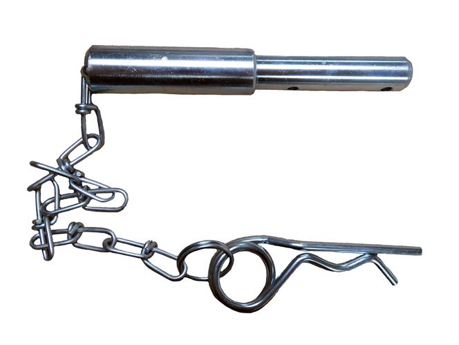  Oberlenkerbolzen 19 / 25 mit Kette und Federstecker 
 &nbsp; 