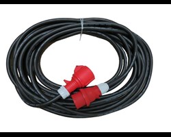  Verl&auml;ngerungsleitung H07RN-F mit CEE-Stecker und Kupplung, mit Phasenwender 
 Querschnitt: 5 x 2,5 qmm 
 L&auml;nge: 15 Meter 