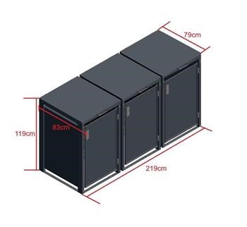 Bemaßung 3er Box