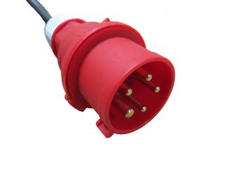  Verl&auml;ngerungsleitung H07RN-F mit CEE-Stecker und Kupplung, mit Phasenwender 
 Querschnitt: 5 x 2,5 qmm 
 L&auml;nge: 15 Meter 